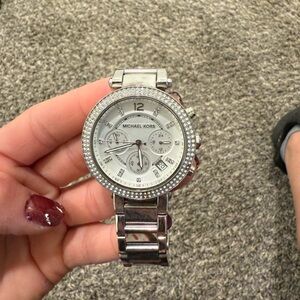 Sliver Michael Kors watch